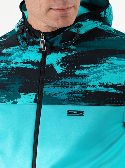 Sjeng Mars Man hooded jacket - aquamarine