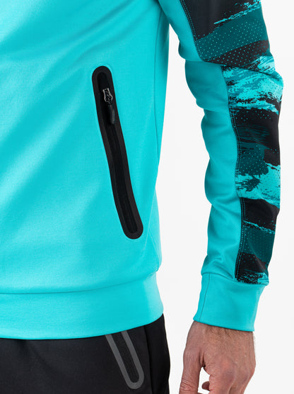 Sjeng Mars Man hooded jacket - aquamarine