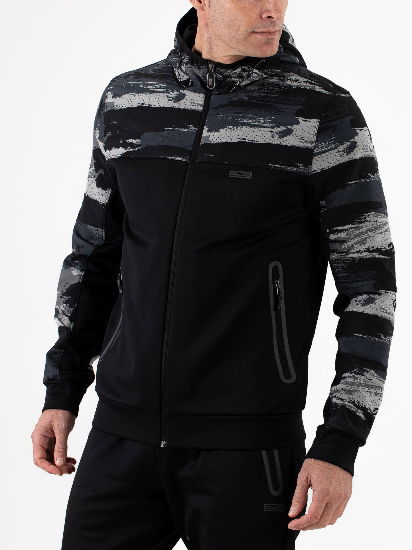 Sjeng Mars Man hooded jacket - black