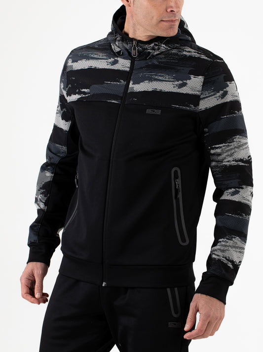 Sjeng Mars Man hooded jacket - black