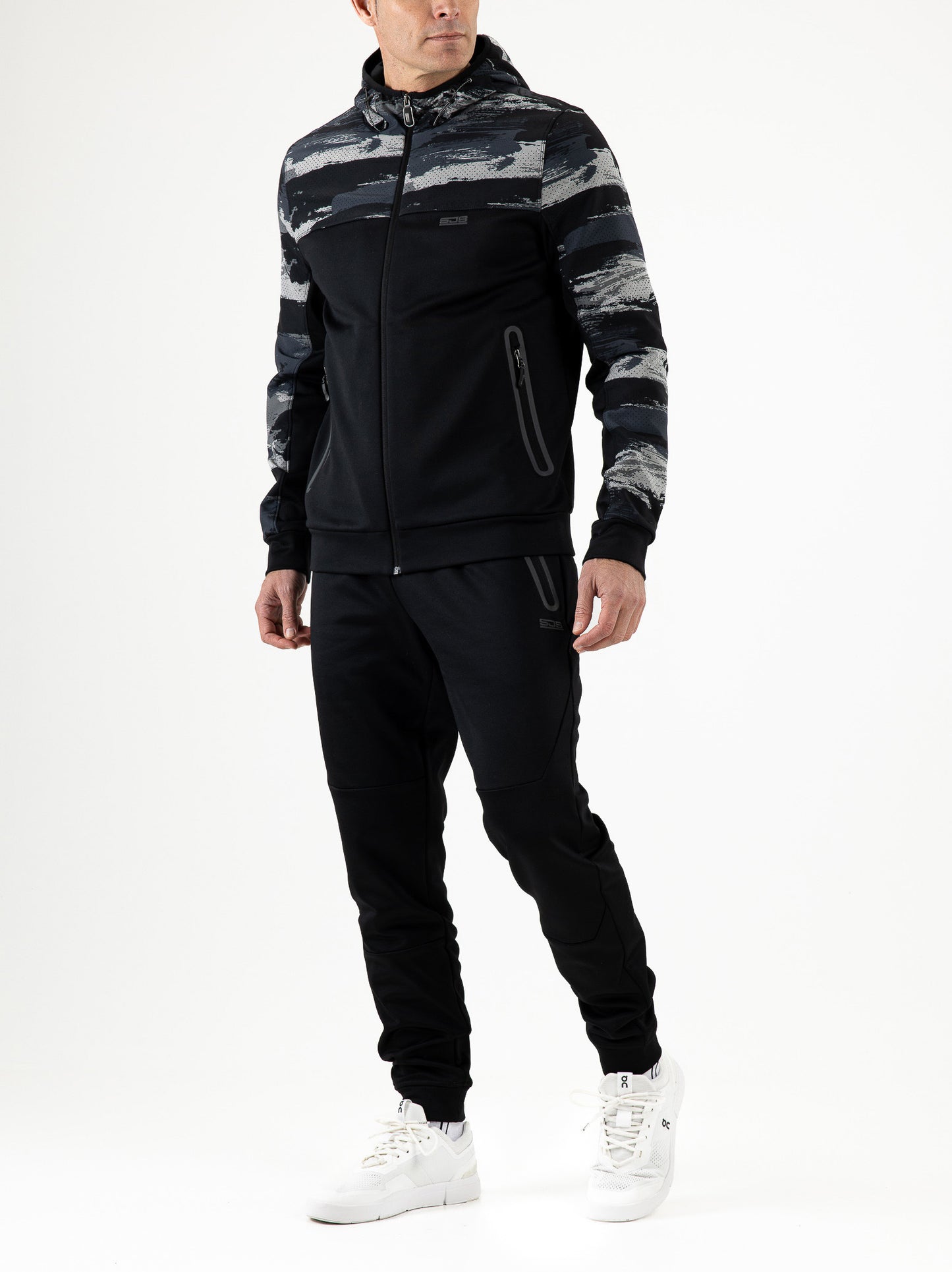 Sjeng Mars Man hooded jacket - black