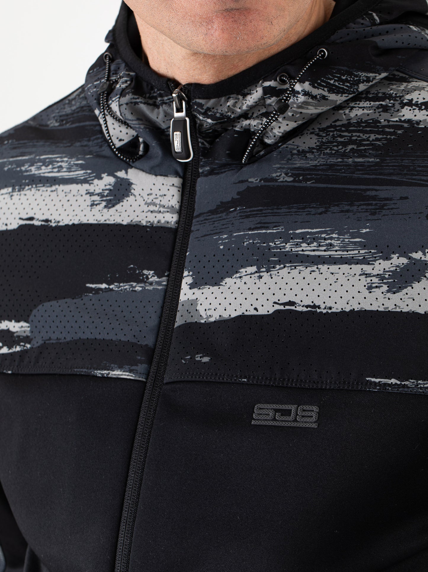Sjeng Mars Man hooded jacket - black