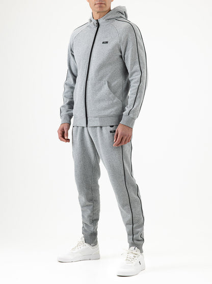 Sjeng Martin Man hooded jacket - college grey melange