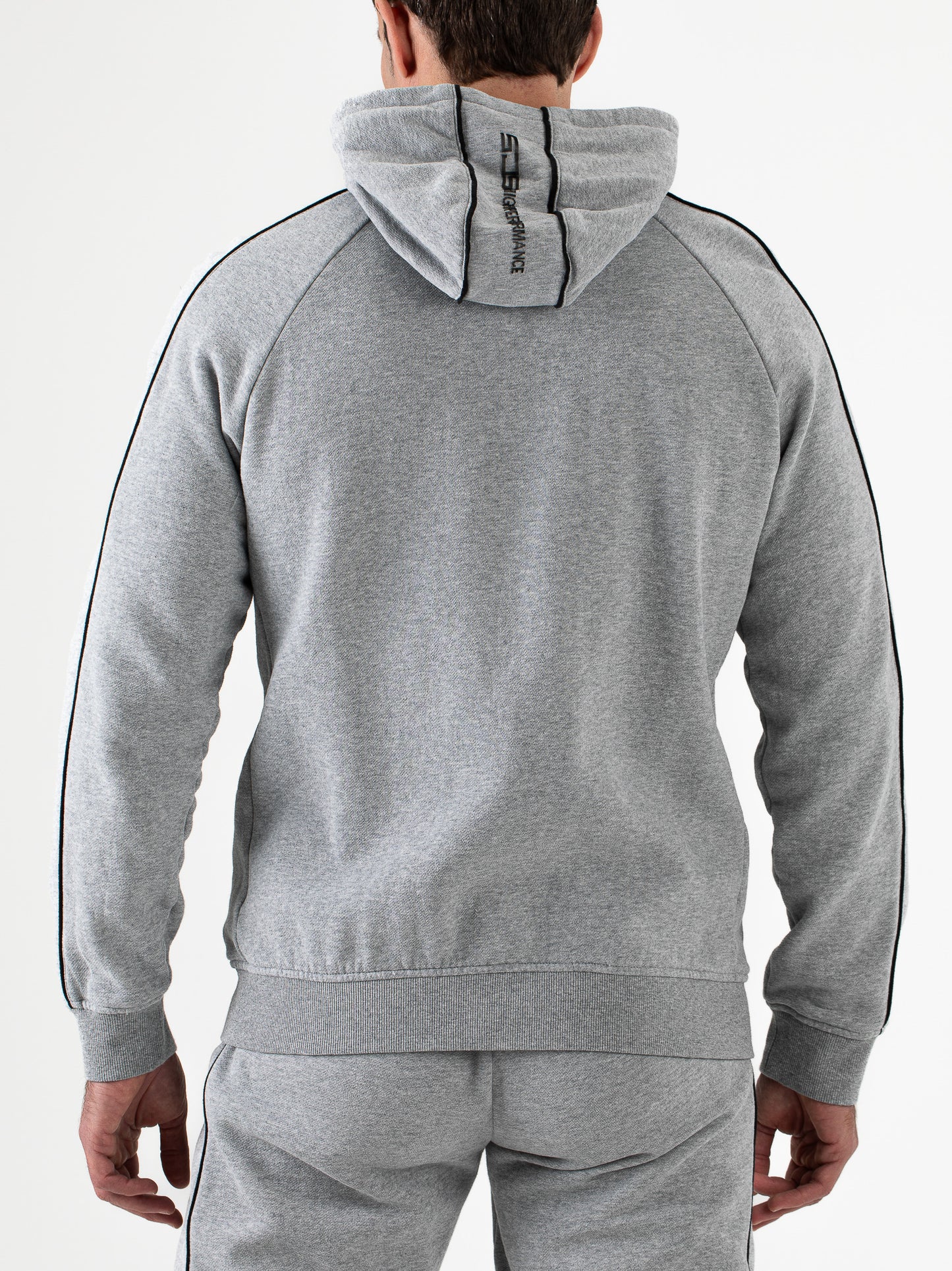 Sjeng Martin Man hooded jacket - college grey melange
