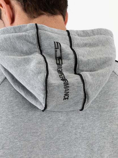 Sjeng Martin Man hooded jacket - college grey melange