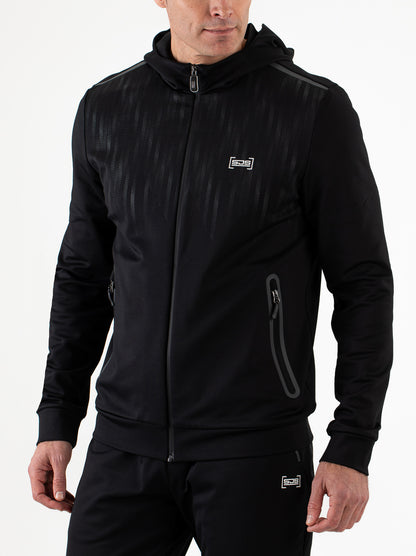 Sjeng Matthew Men hooded jacket - black