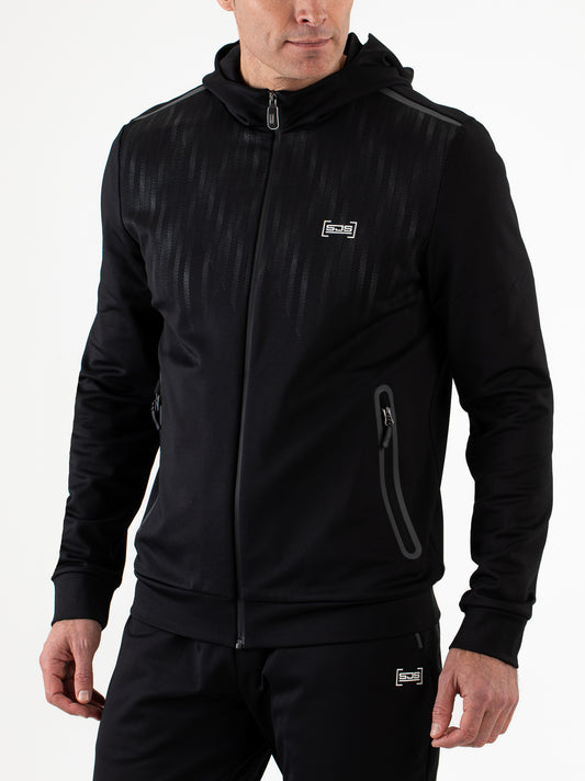 Sjeng Matthew Men hooded jacket - black