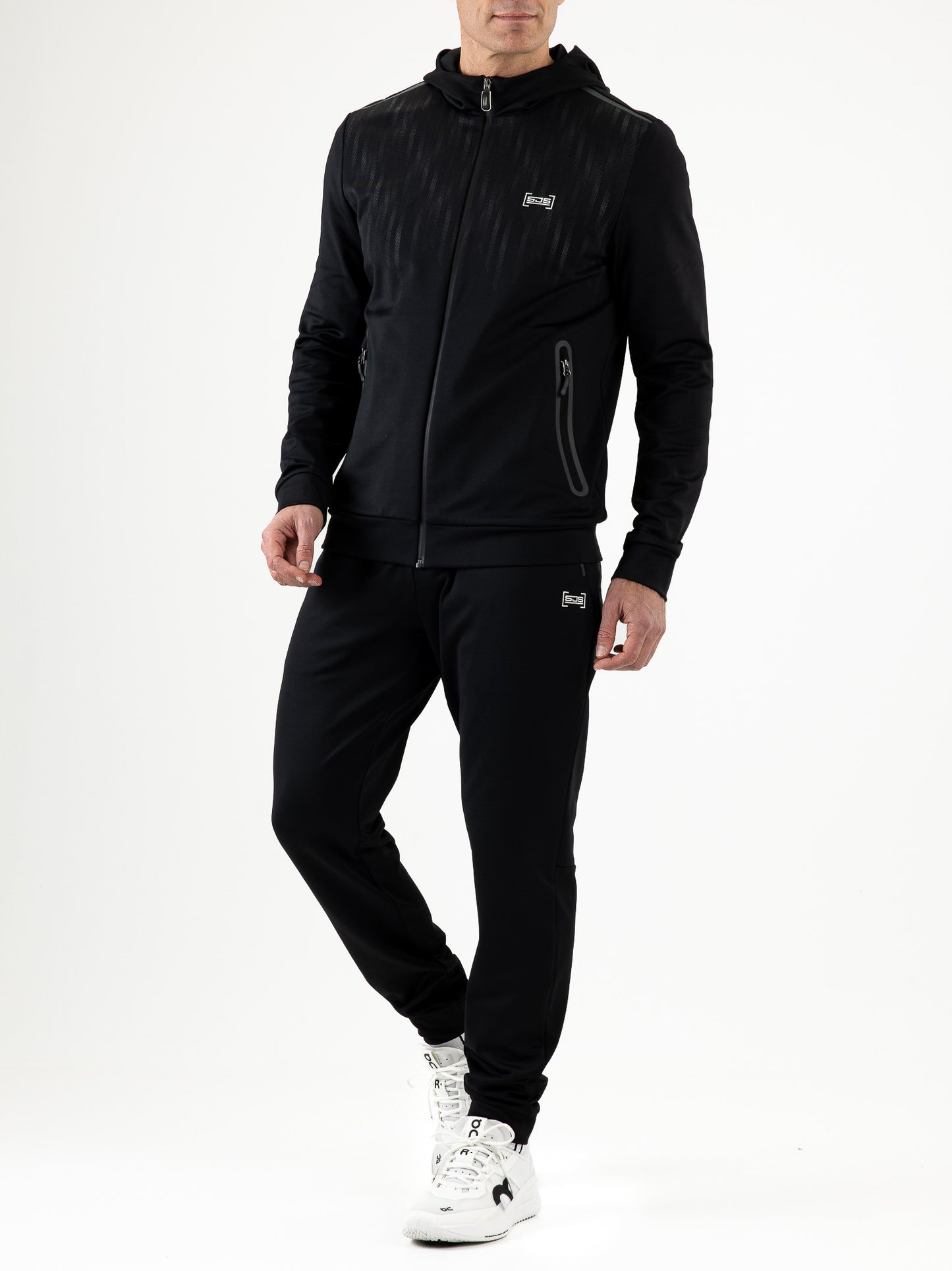 Sjeng Matthew Men hooded jacket - black