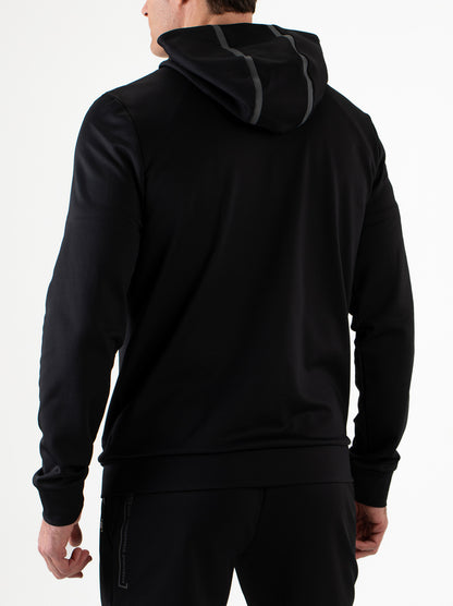 Sjeng Matthew Men hooded jacket - black