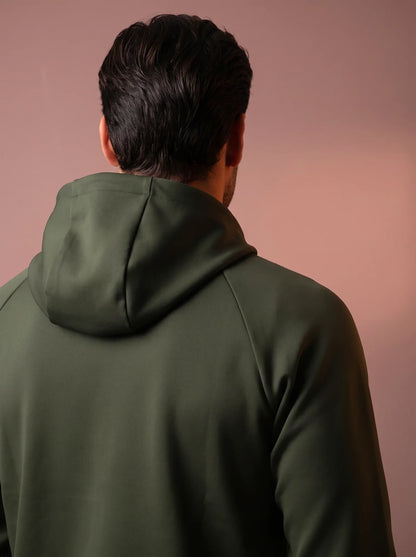 Sjeng Mavi Men Hooded Jacket - Camo Green