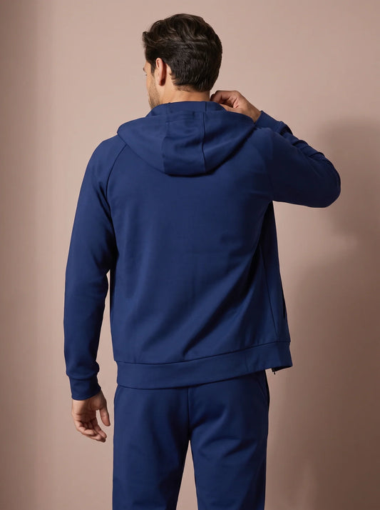 Sjeng Mavi Men Hooded Jacket - Pelikan Ink