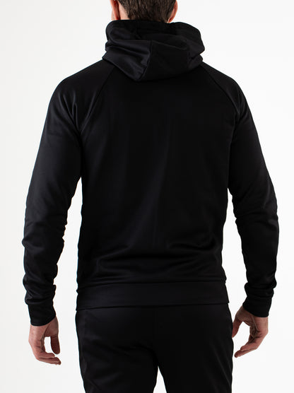 Sjeng Maximilian Man hooded jacket - black
