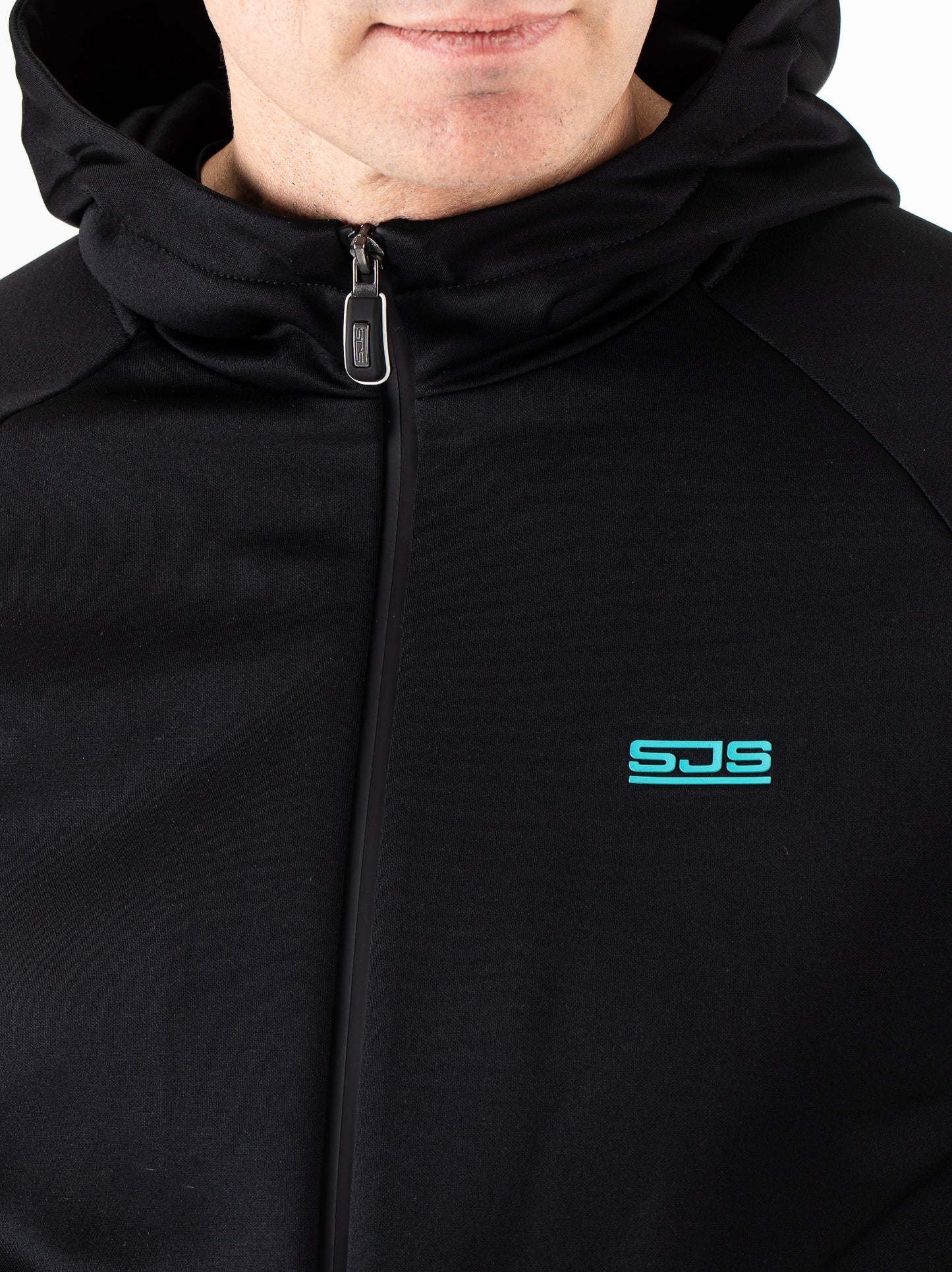 Sjeng Maximilian Man hooded jacket - black