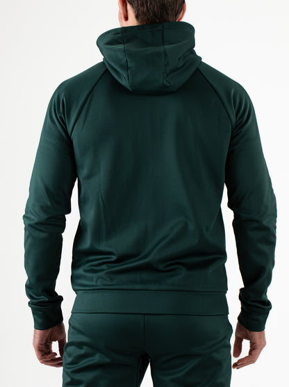 Sjeng Maximilian Man hooded jacket - retro green