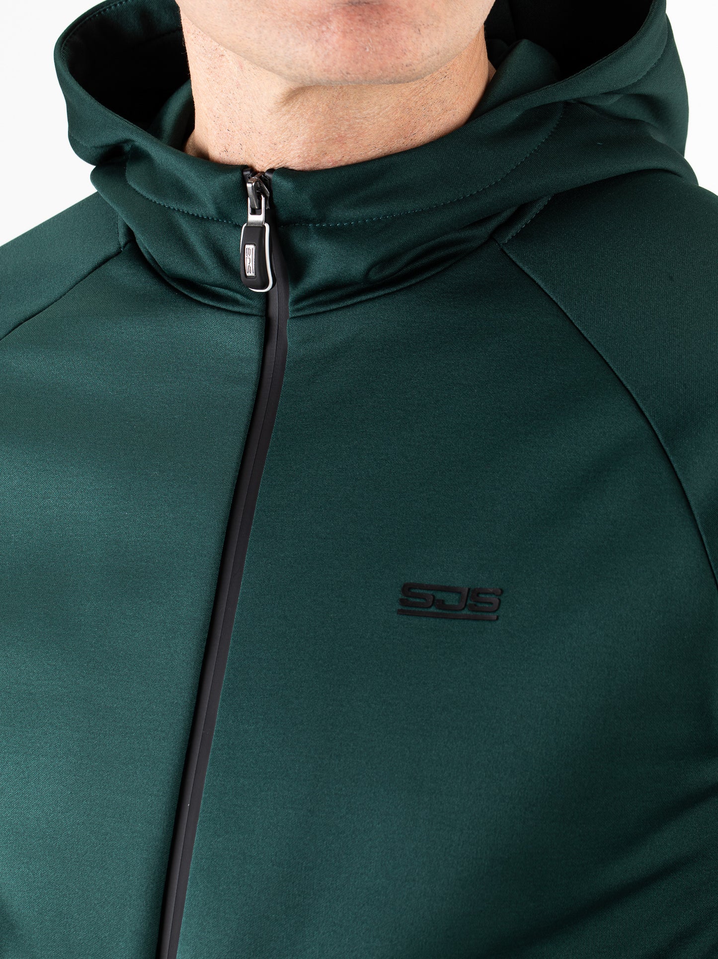Sjeng Maximilian Man hooded jacket - retro green