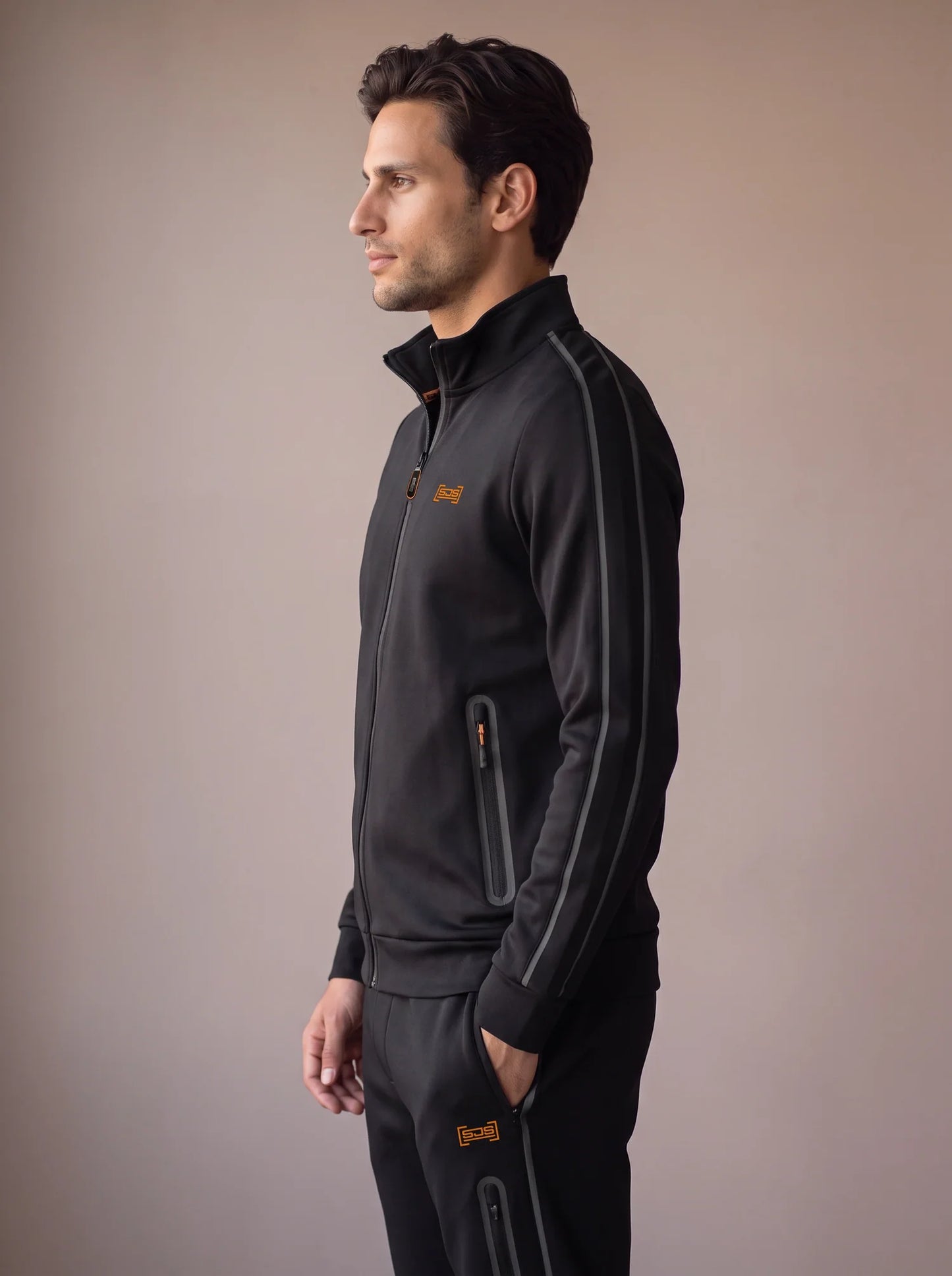 Sjeng McKenna Men Trackjacket - Black