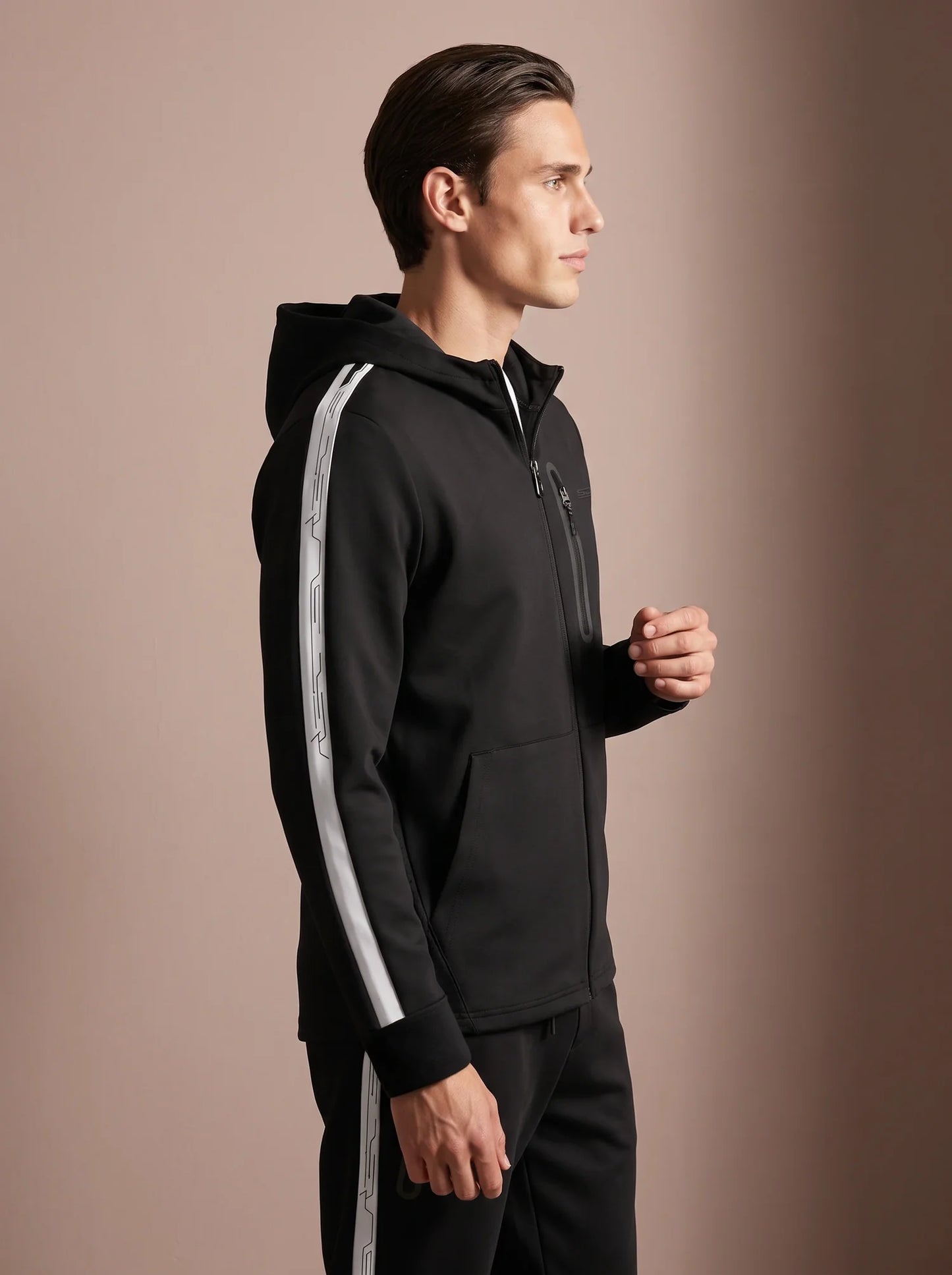 Sjeng Memphis Men Hooded Jacket - Black