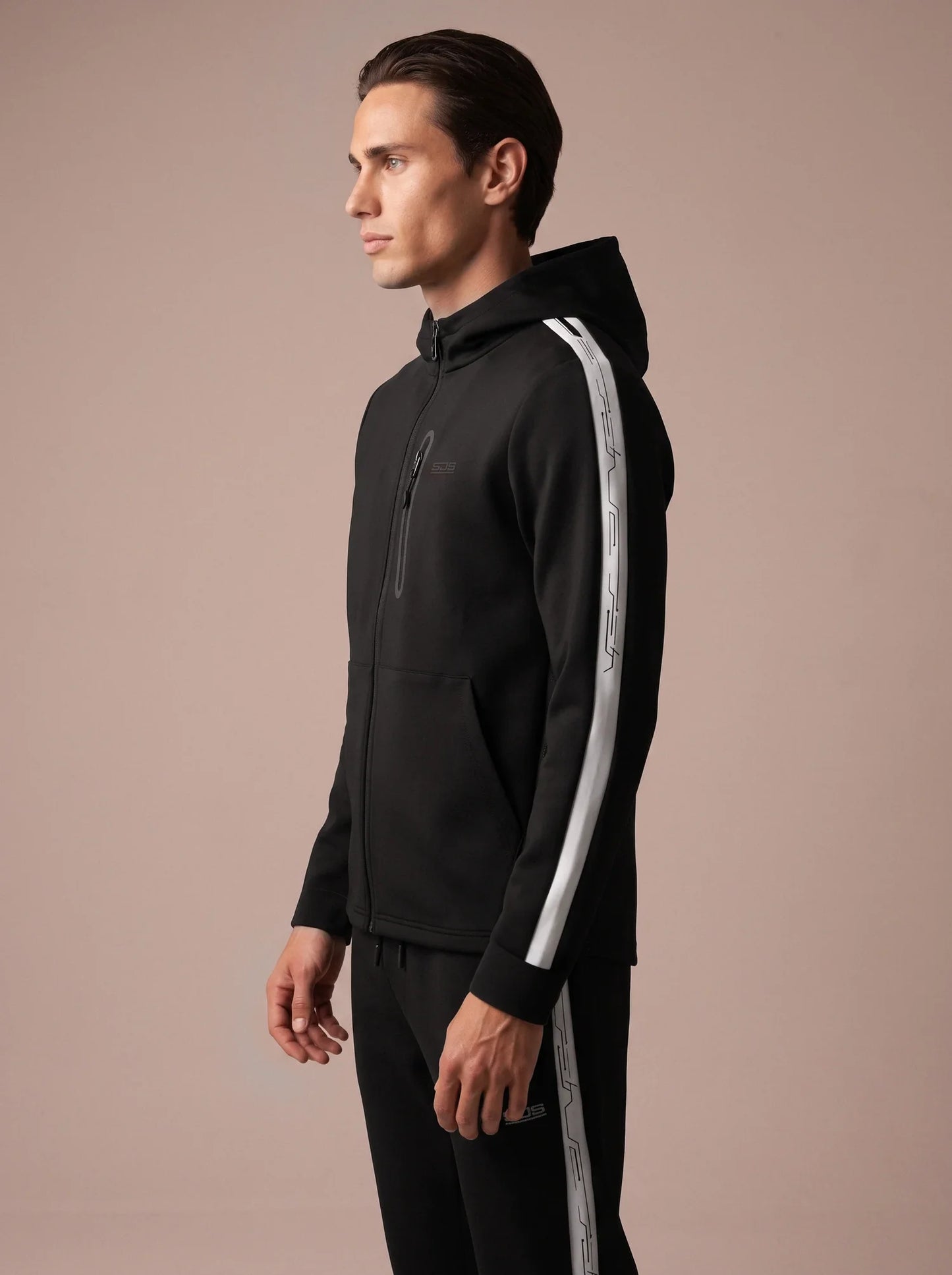 Sjeng Memphis Men Hooded Jacket - Black