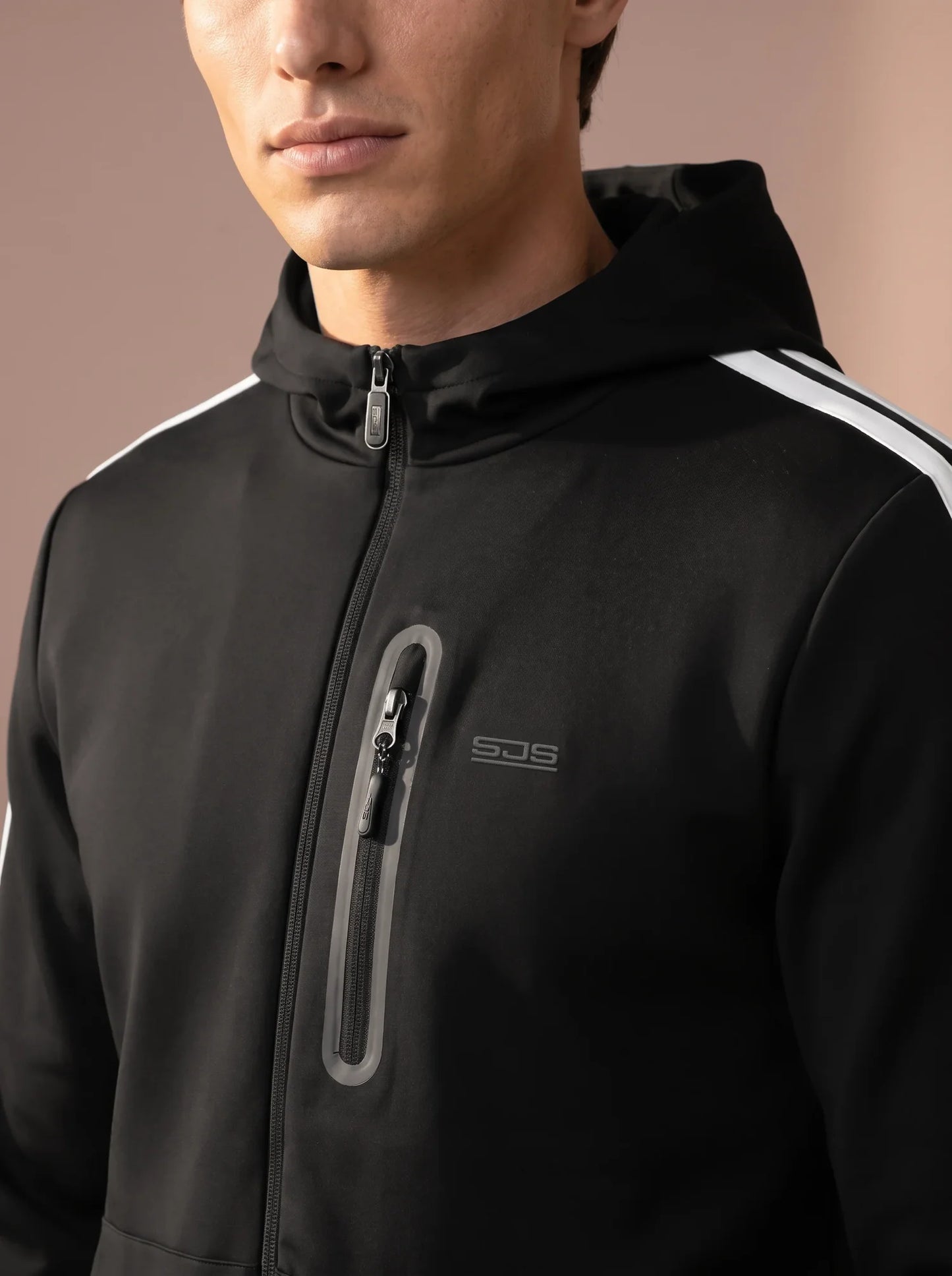 Sjeng Memphis Men Hooded Jacket - Black