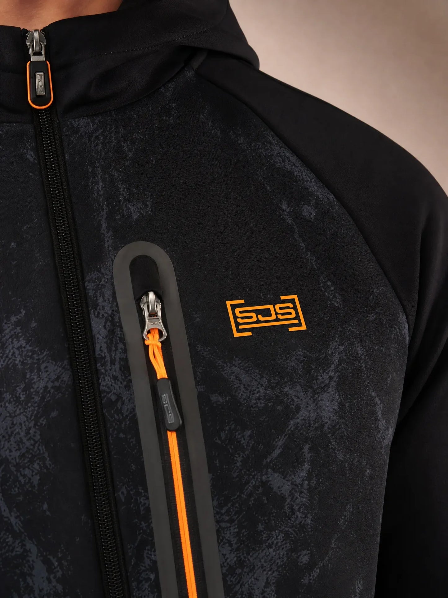 Sjeng Mike Men Hooded Jacket - Black