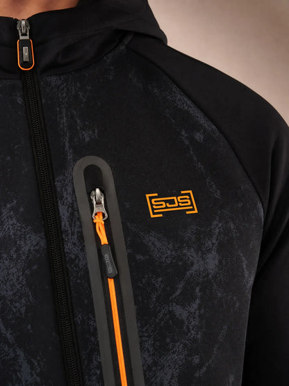 Sjeng Mike Men Hooded Jacket - Black