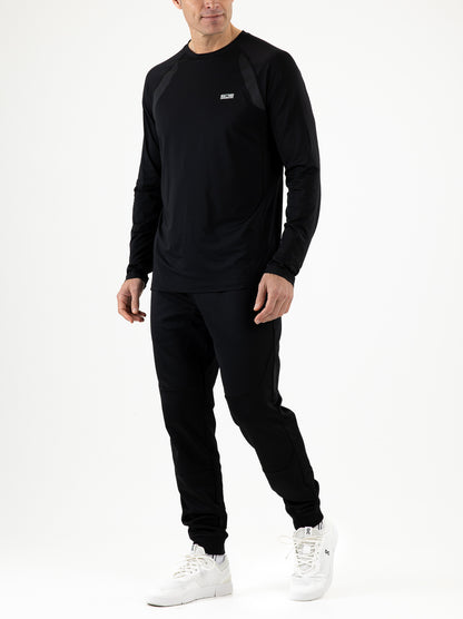 Sjeng Nauder Men longsleeve shirt - black