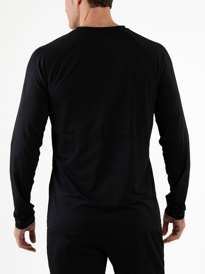 Sjeng Nauder Men longsleeve shirt - black