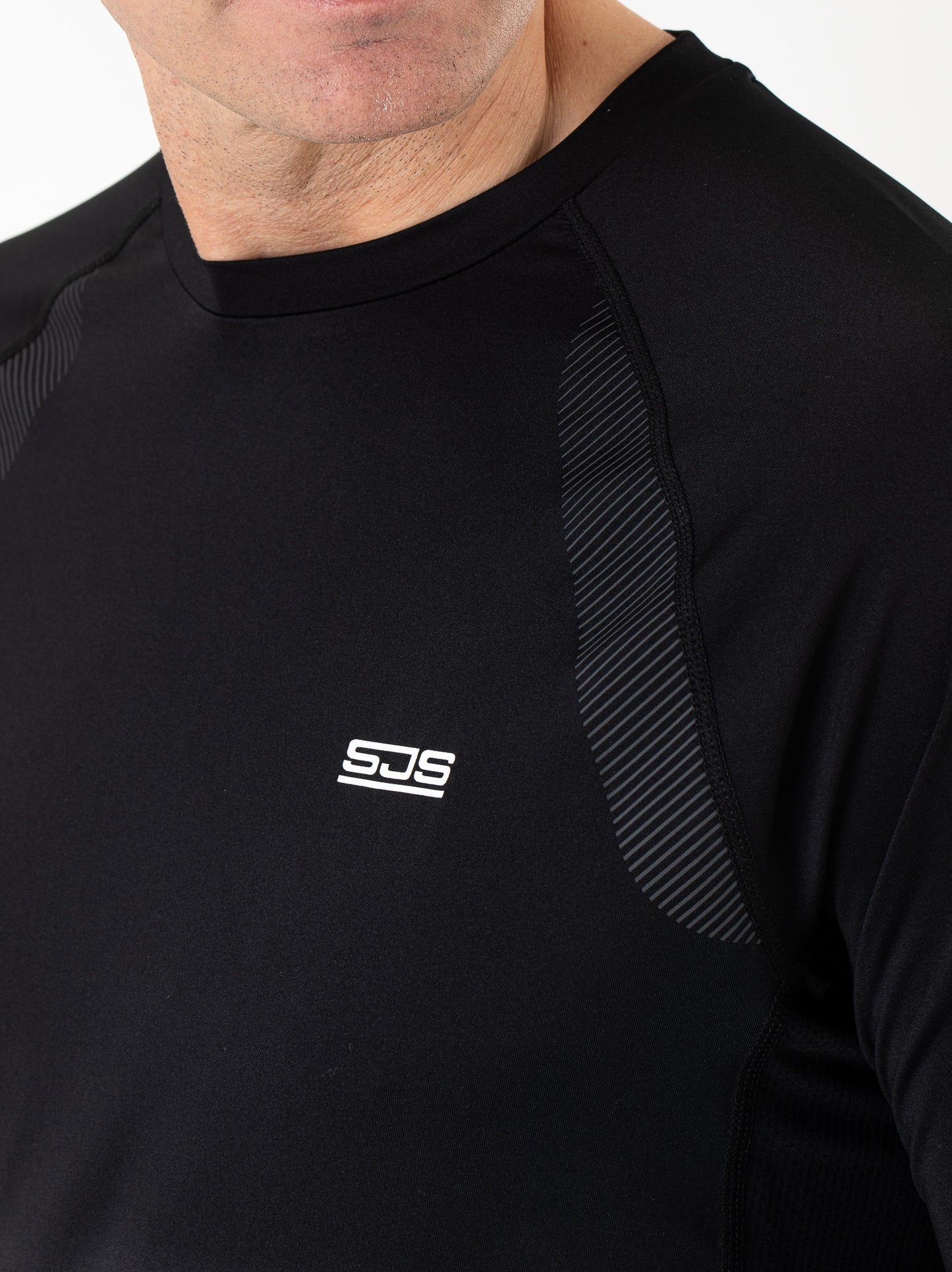 Sjeng Nauder Men longsleeve shirt - black