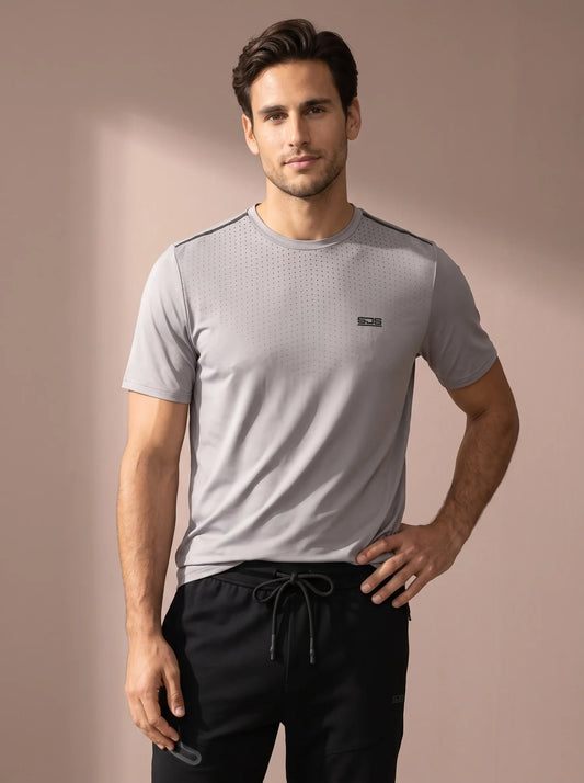 Sjeng Navarro Men Tee - Sterling Grey