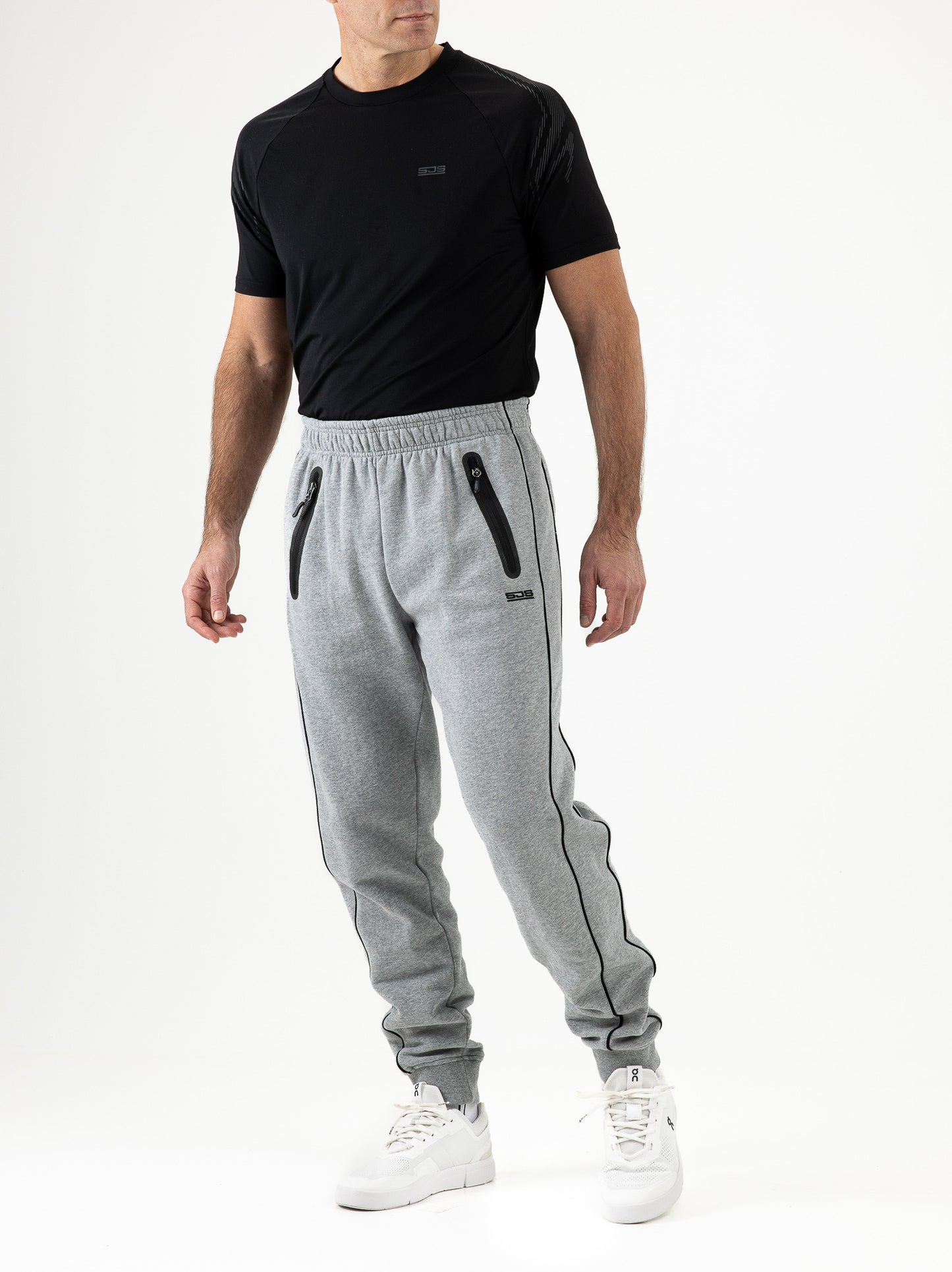 Sjeng Olly Man pants - college grey melange