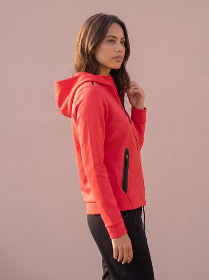 Sjeng Rotonda Lady Hooded Jacket - Watermelon