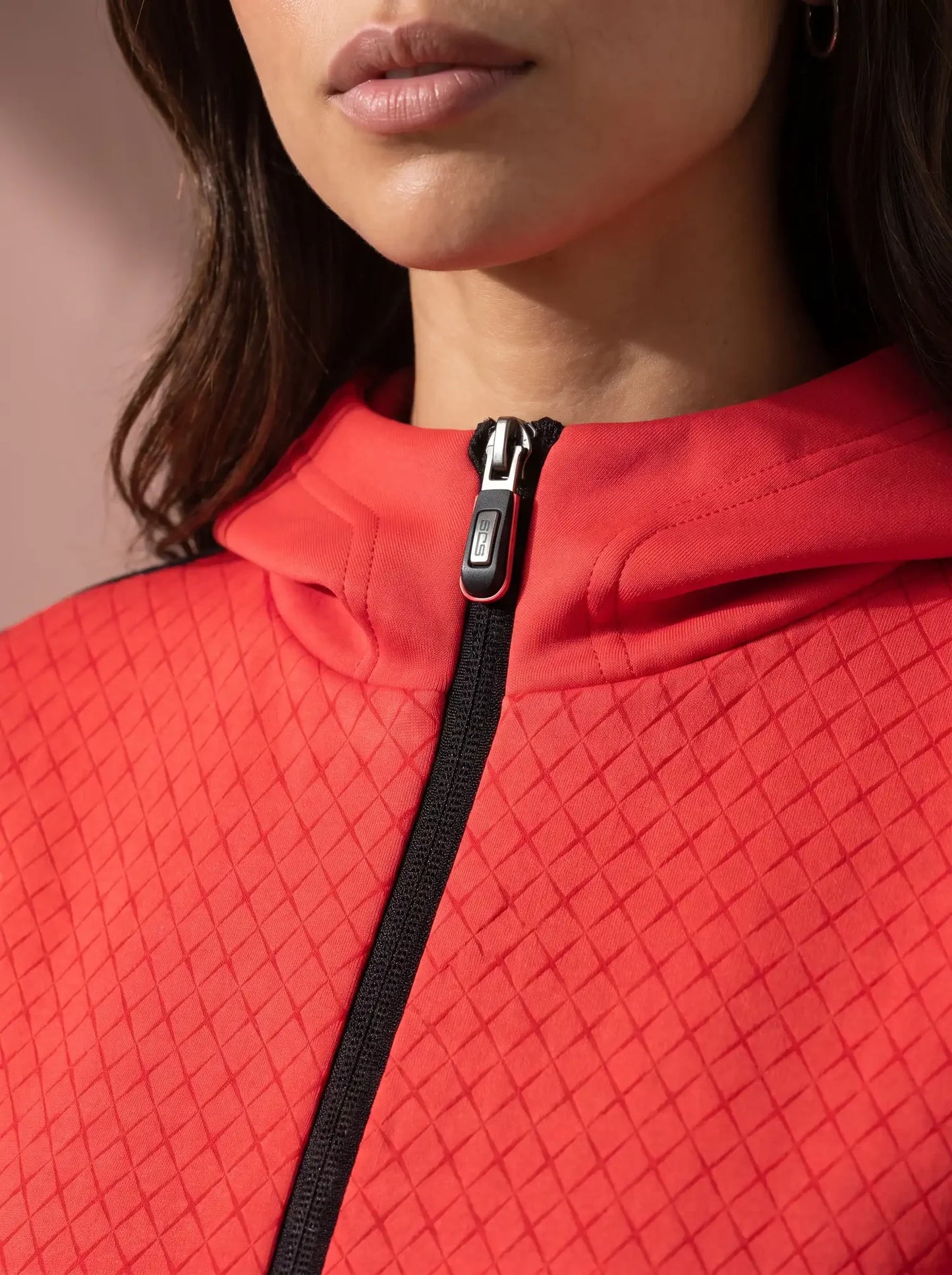 Sjeng Rotonda Lady Hooded Jacket - Watermelon
