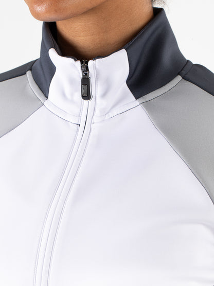 Sjeng Ruberta Lady track jacket - real white