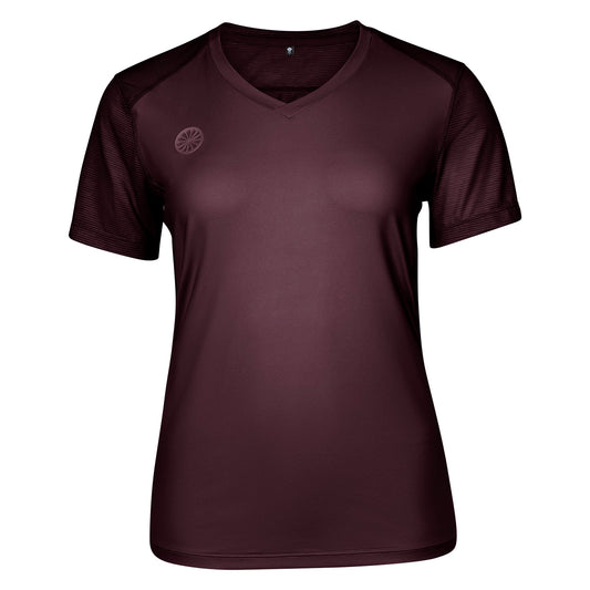 Indian Maharadja Dry Touch Tee Women Dark Berry