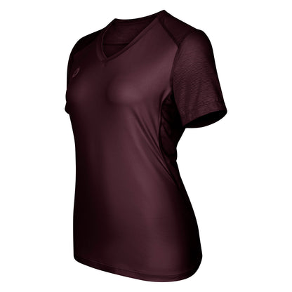 Indian Maharadja Dry Touch Tee Women Dark Berry