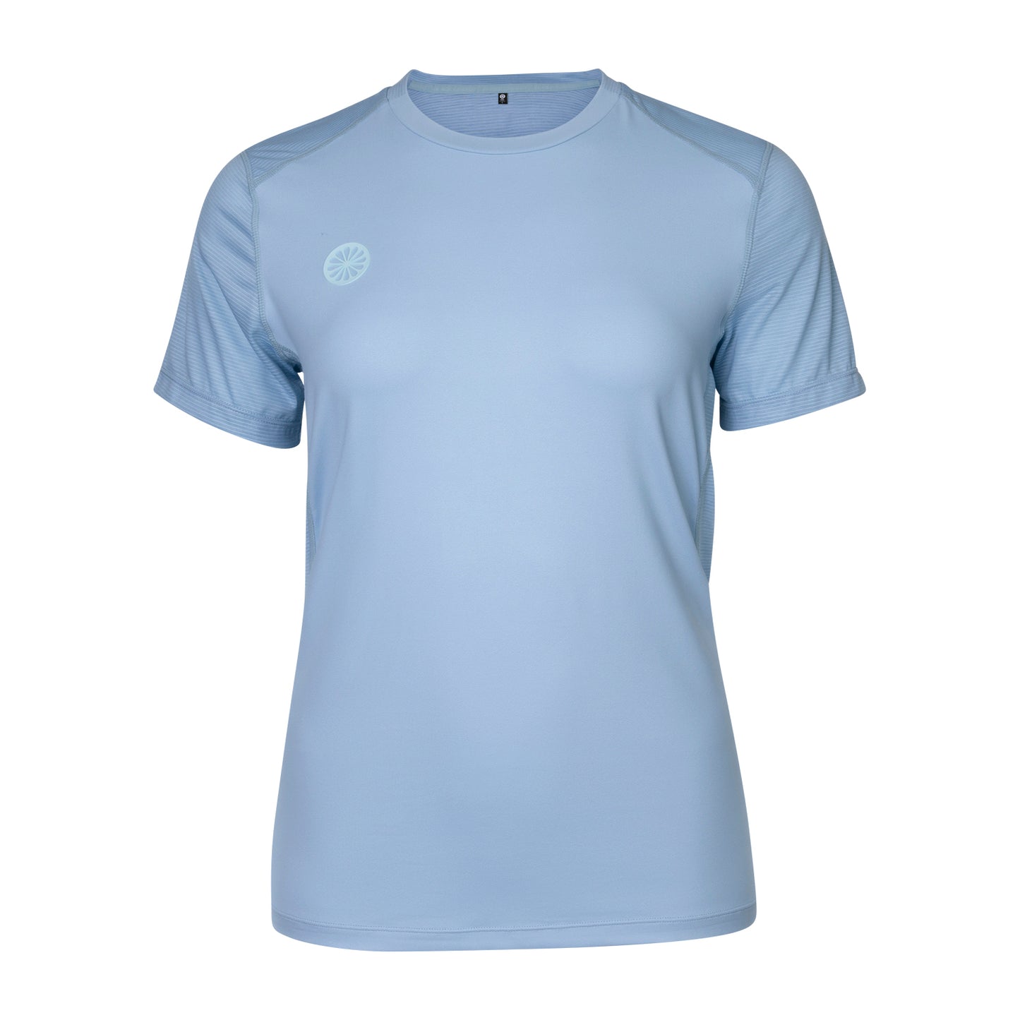 Indian Maharadja Women Dry Touch Round Neck Tee Sky Blue