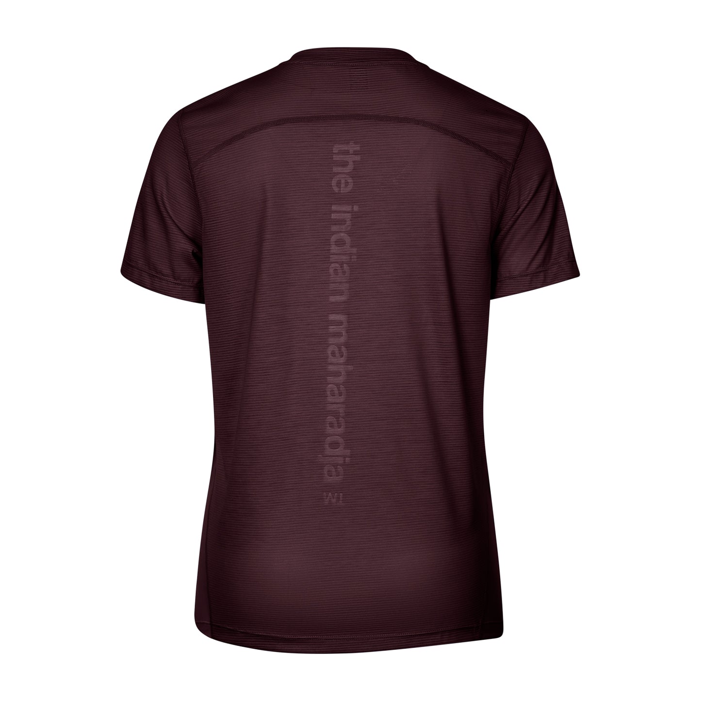 Indian Maharadja Women Dry Touch Round Neck Tee Dark Berry