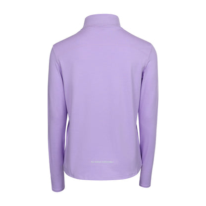 Indian Maharadja Women Half Zip Longsleeve Violet Rose