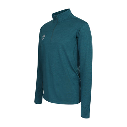 Indian Maharadja Women Half Zip Longsleeve Ocean
