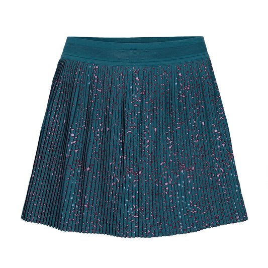 Indian Maharadja Women Fine Pleated Skirt Ocean