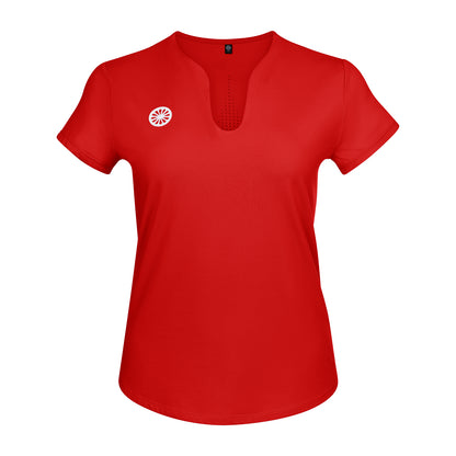 Indian Maharadja Women Breeze Tee Salsa Red