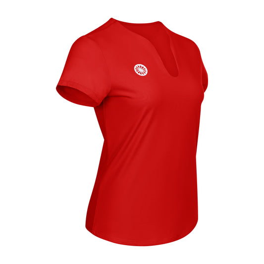 Indian Maharadja Women Breeze Tee Salsa Red