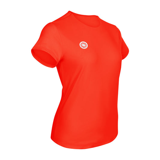 Indian Maharadja Women Breeze Round Neck Tee Orange Syrup