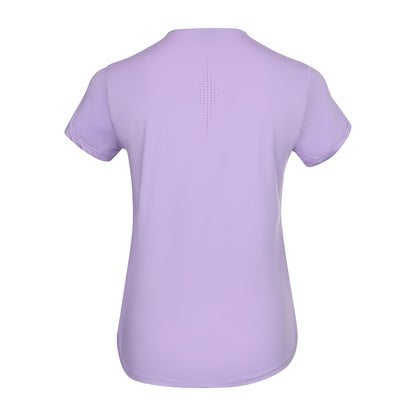 Indian Maharadja Women Breeze Round Neck Tee Violet Rose