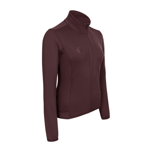 Indian Maharadja Women Performance Full Zip Jacket Dark Berry