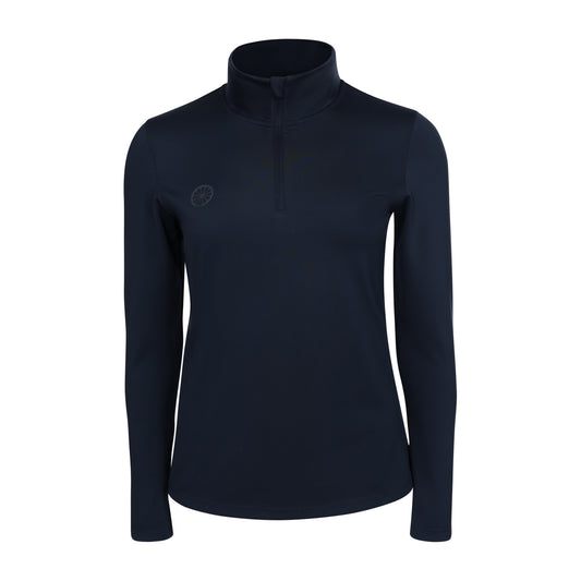 Indian Maharadja Women Performance Half Zip Navy