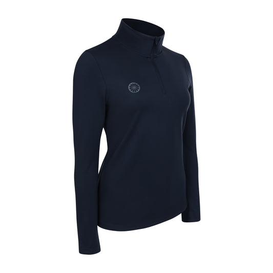 Indian Maharadja Women Performance Half Zip Navy