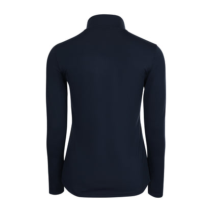 Indian Maharadja Women Performance Half Zip Black
