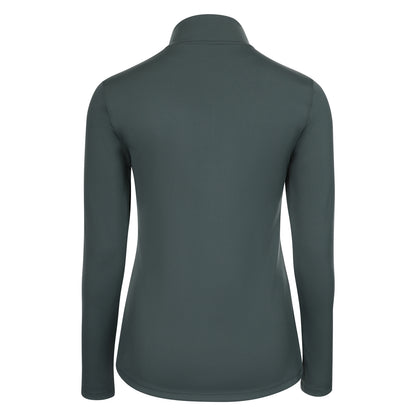 Indian Maharadja Women Performance Half Zip Urban Grey
