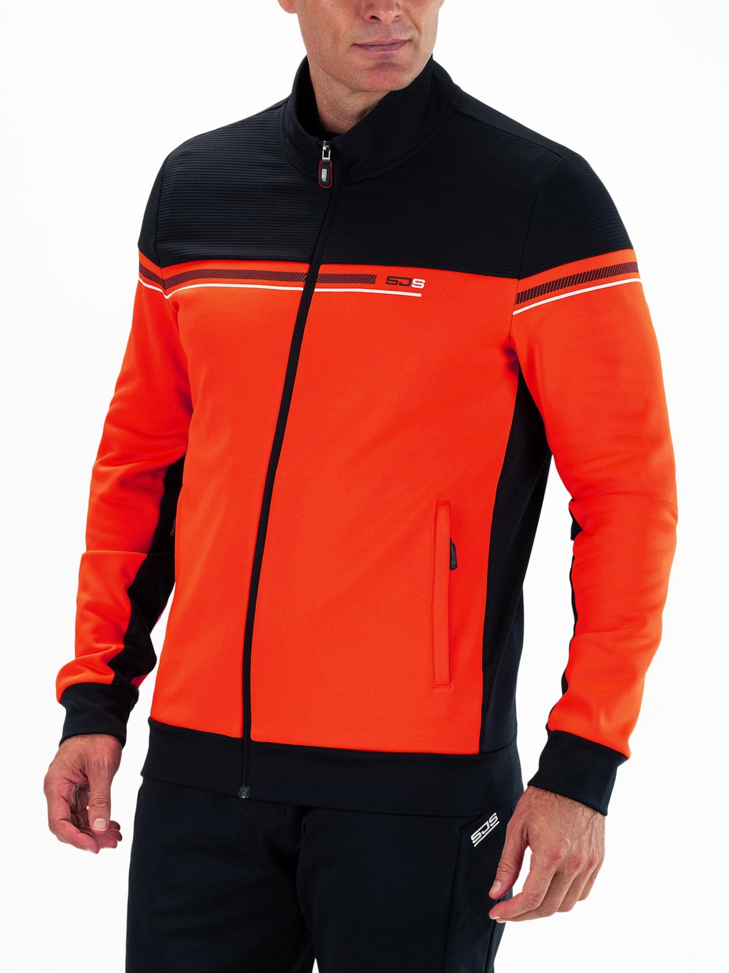 Sjeng Abram Mens Jacket Bright Tangerine